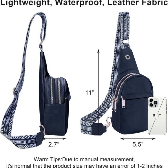 Minimalist Women's Leather Sling Bag – Comfort Meets Style in Multiple Colors - Picture 4 of 7